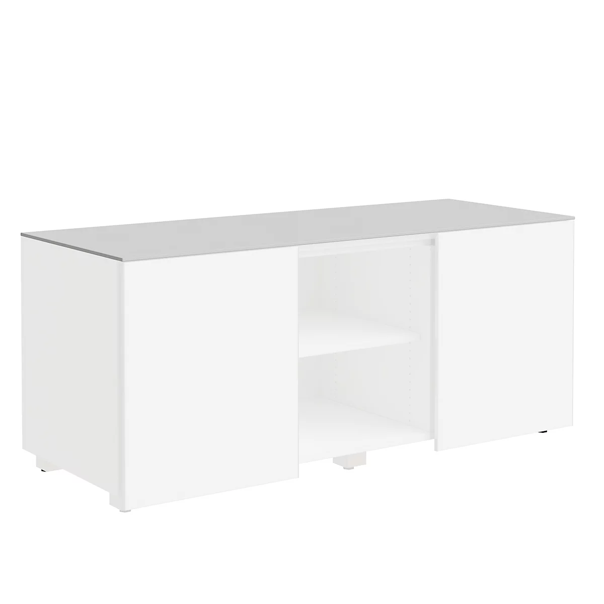 Abdeckplatte SOLUS PLAY, f. Multicontainer SOLUS PLAY, B 1350 x T 523 mm, weiß