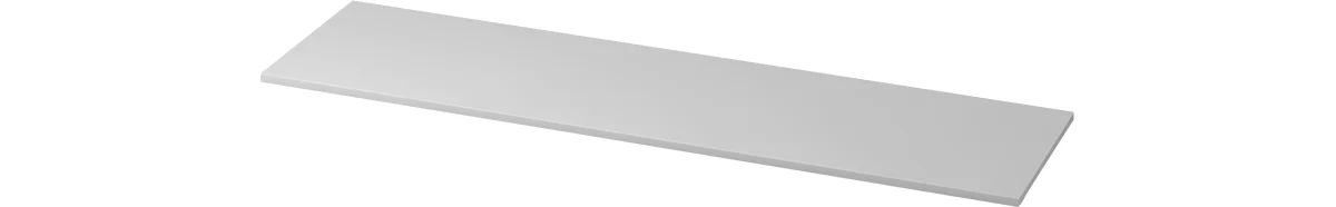 Abdeckplatte TOPAS LINE, für Regale und Schränke, B 1605 mm, lichtgrau
