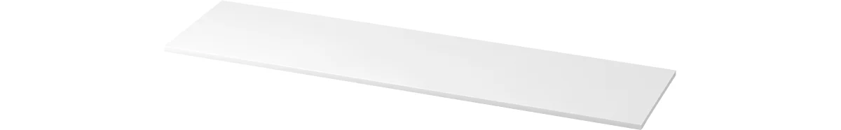 Abdeckplatte TOPAS LINE, für Regale und Schränke, B 1605 mm, weiss