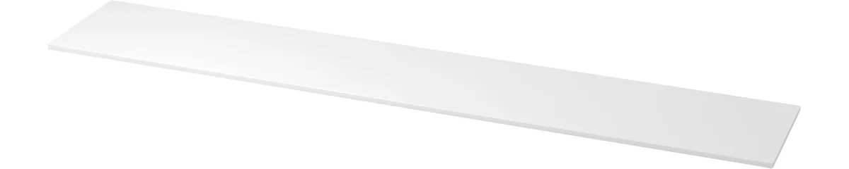Abdeckplatte TOPAS LINE, für Regale und Schränke, B 2405 mm, weiss