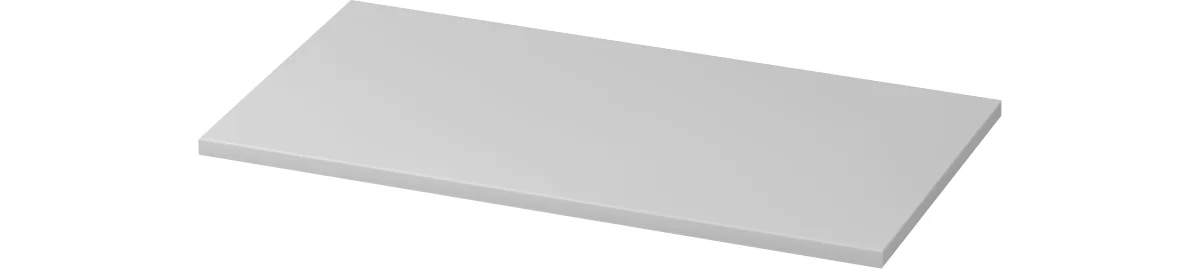 Abdeckplatte TOPAS LINE, für Regale und Schränke, B 805 mm, lichtgrau