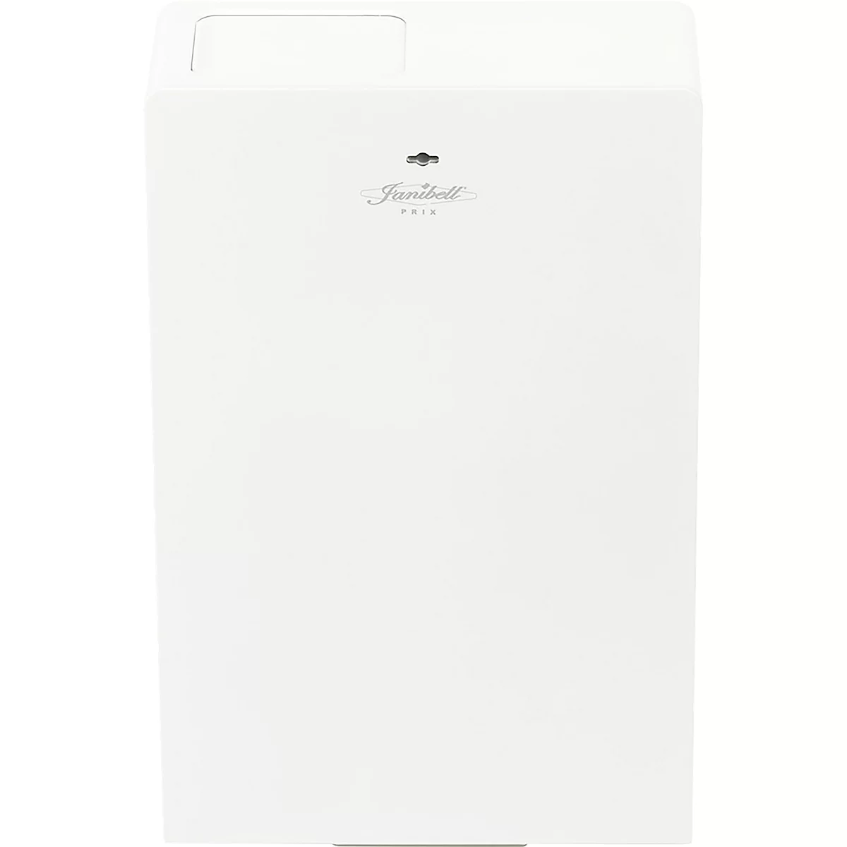 Abfallbehälter Janibell Prix Sanitär, 7,6 l, mit Sensor, eingebautes Müllsacksystem, B 264 x T 100 x H 404 mm, weiß