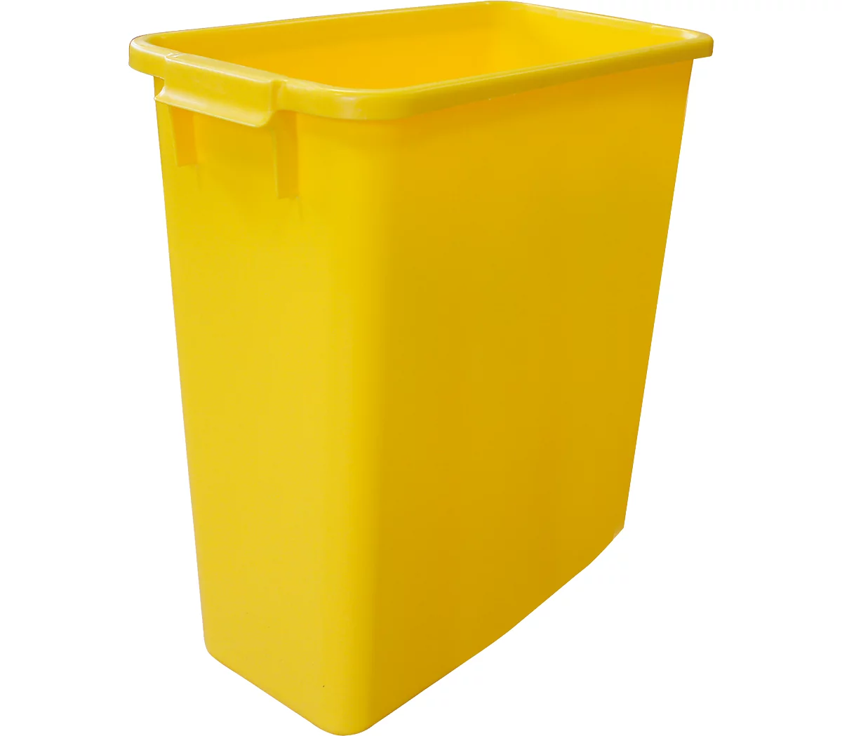 Abfallbehälter ohne Deckel, 60 Liter, gelb