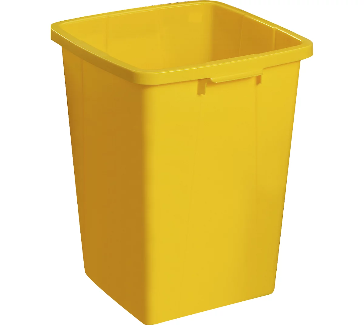Abfallbehälter ohne Deckel, 90 Liter, gelb