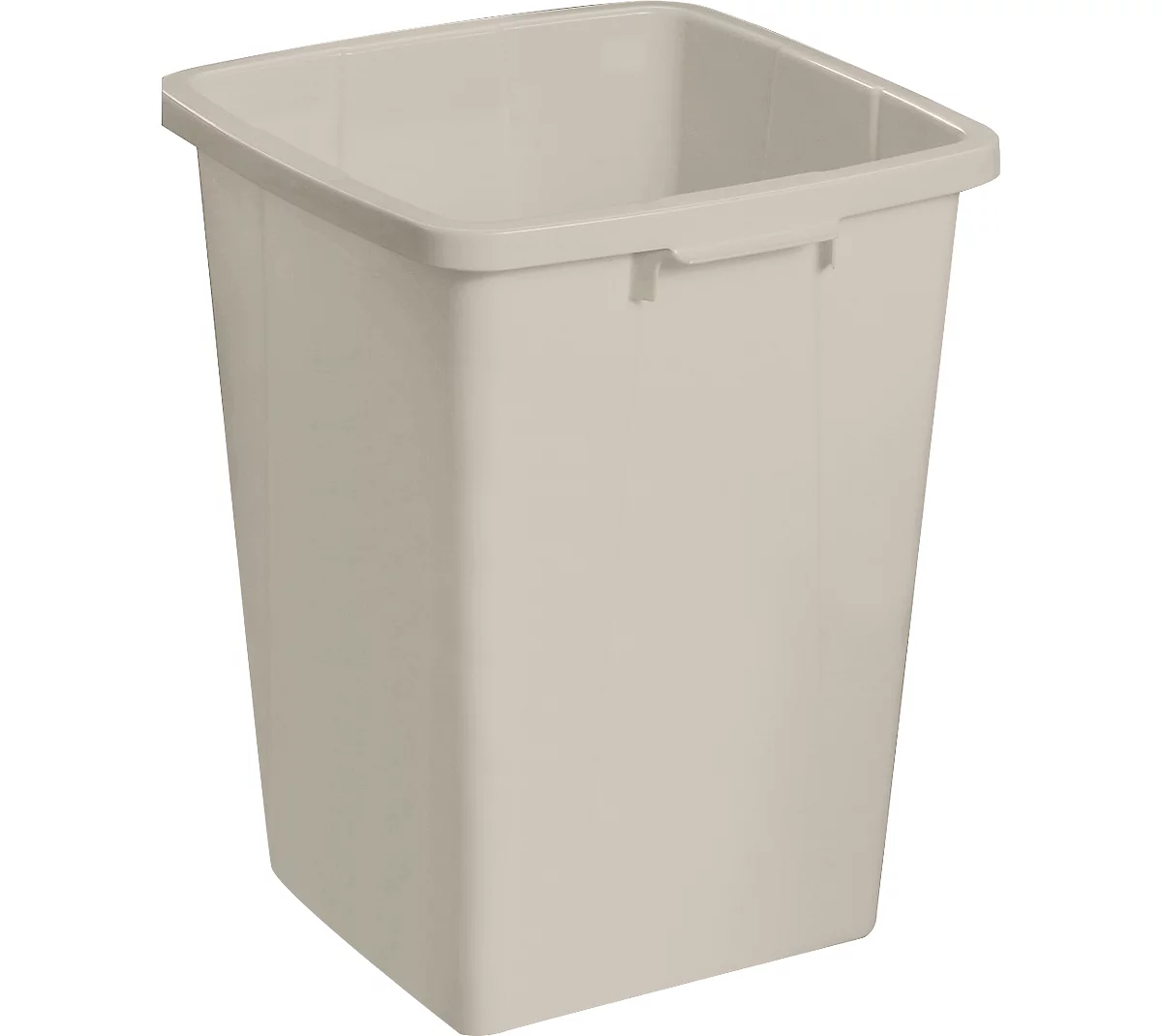 Abfallbehälter ohne Deckel, 90 Liter, grau