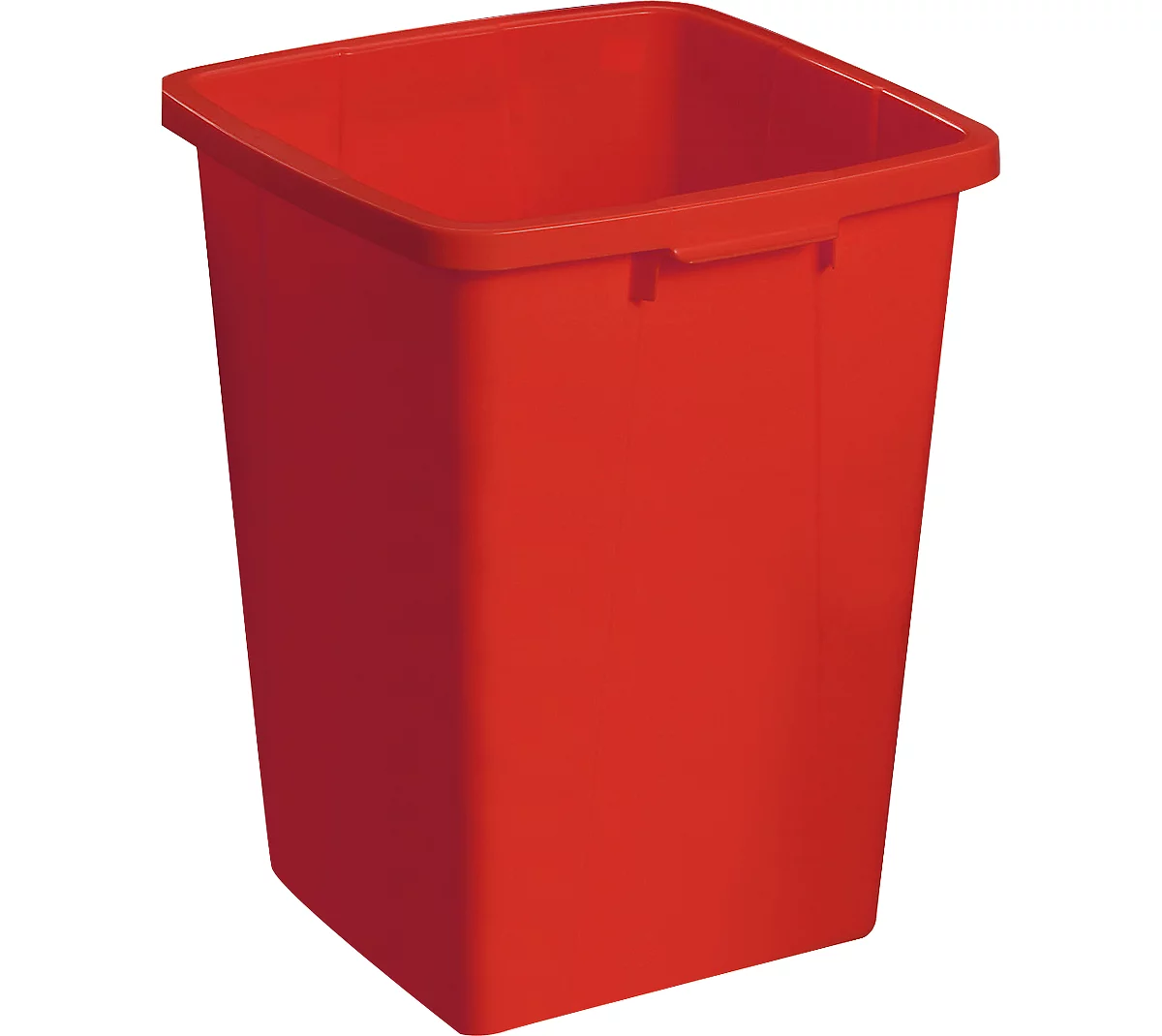 Abfallbehälter ohne Deckel, 90 Liter, rot