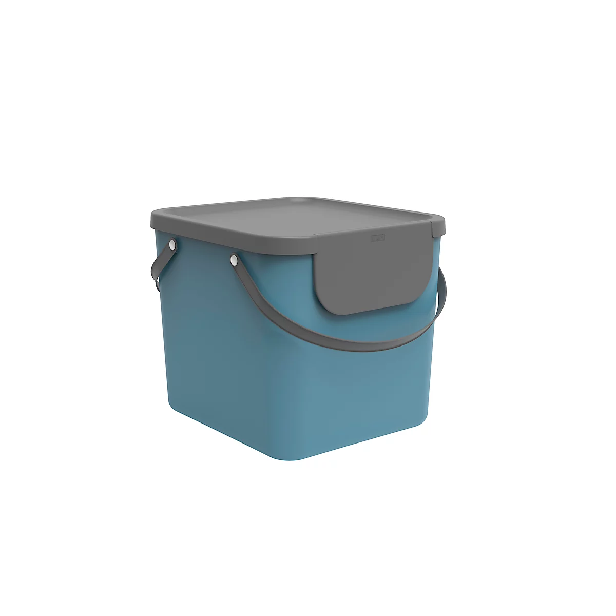Abfalleimer Rotho ALBULA, Recycling-System, 40 l, stapelbar, Kunststoff (BPA-frei), horizon blau