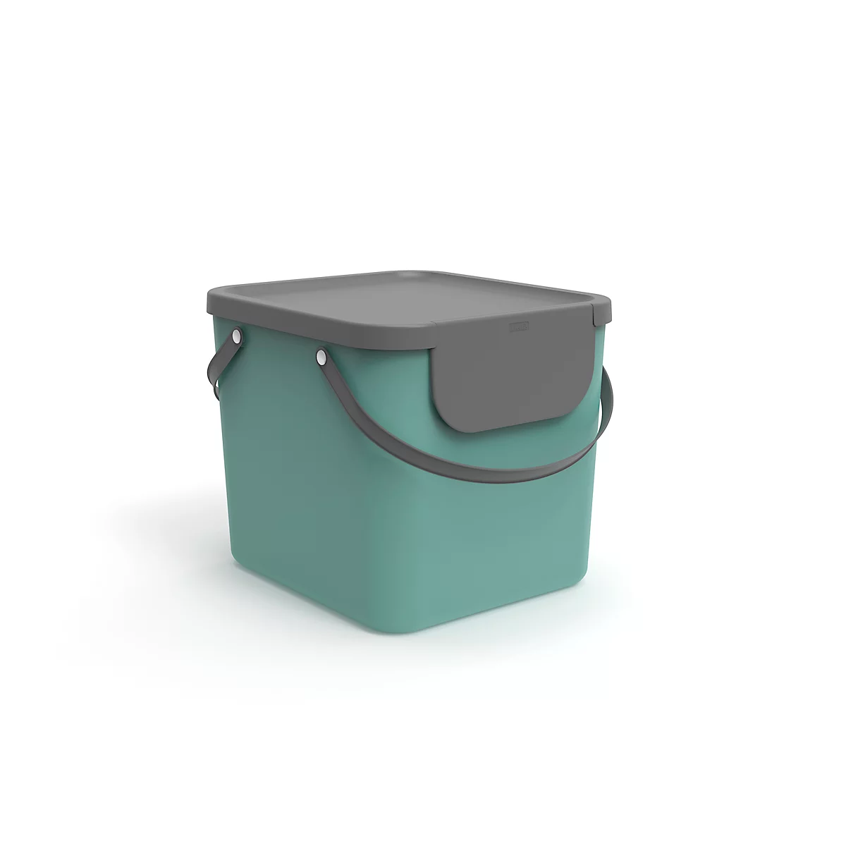 Abfalleimer Rotho ALBULA, Recycling-System, 40 l, stapelbar, Kunststoff (BPA-frei), mistletoe grün