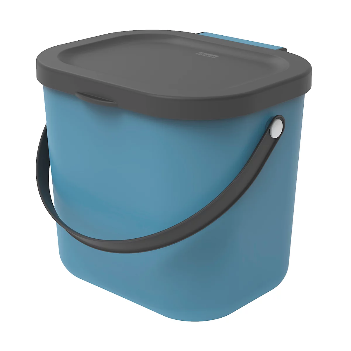 Abfalleimer Rotho ALBULA, Recycling-System, 6 l, stapelbar, Kunststoff (BPA-frei), horizon blau