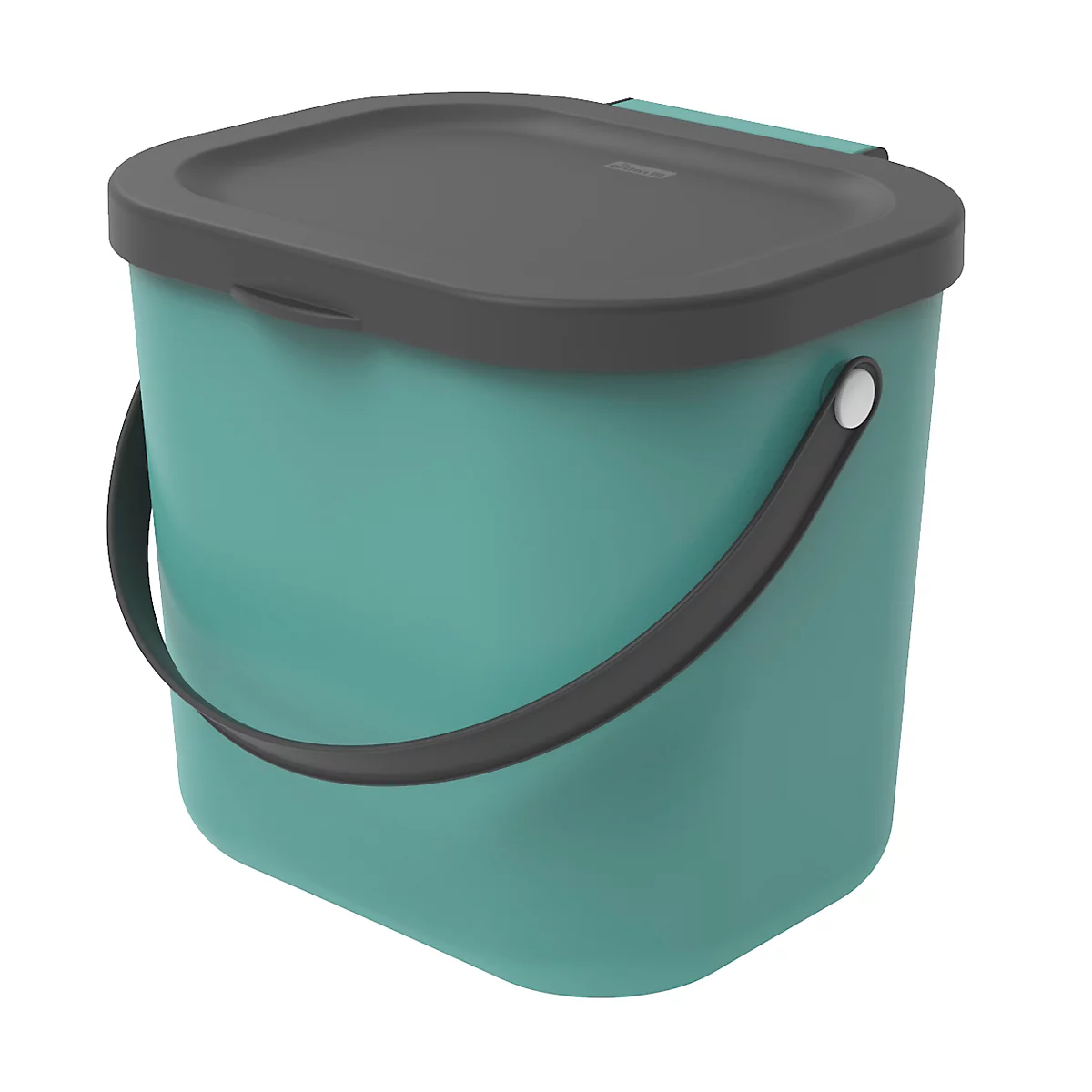 Abfalleimer Rotho ALBULA, Recycling-System, 6 l, stapelbar, Kunststoff (BPA-frei), mistletoe grün