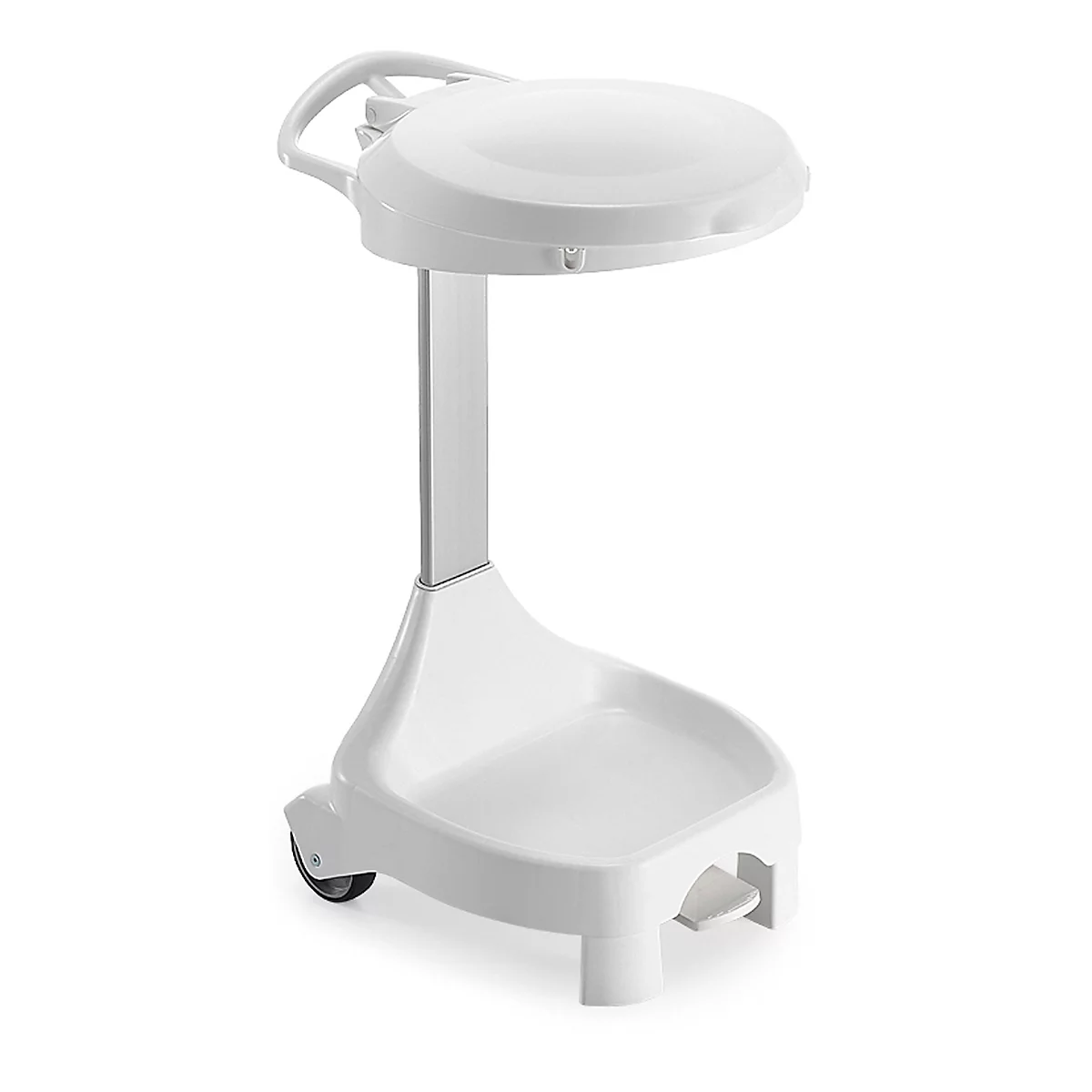 Abfallsammler 120 L HACCP, weiss