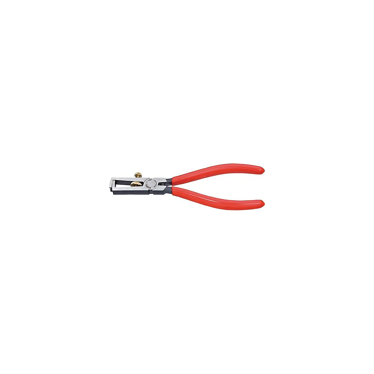 Abisolierzange L.160mm pol.Ku.-Überzug m.Öffnungsf.KNIPEX