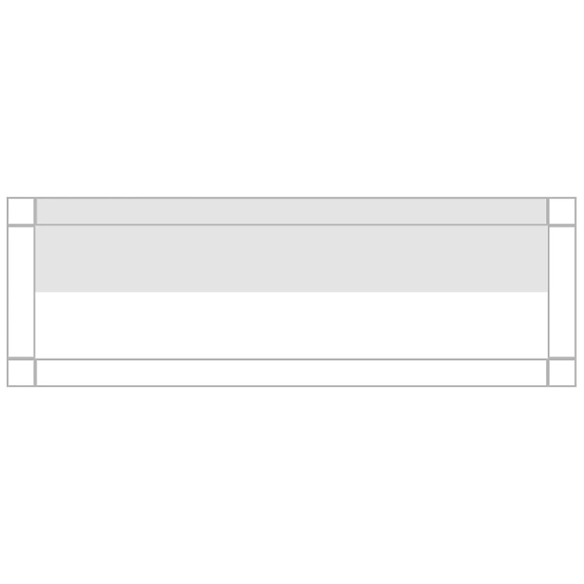 Ablageböden für Werkbank, B 400 x H 50 mm