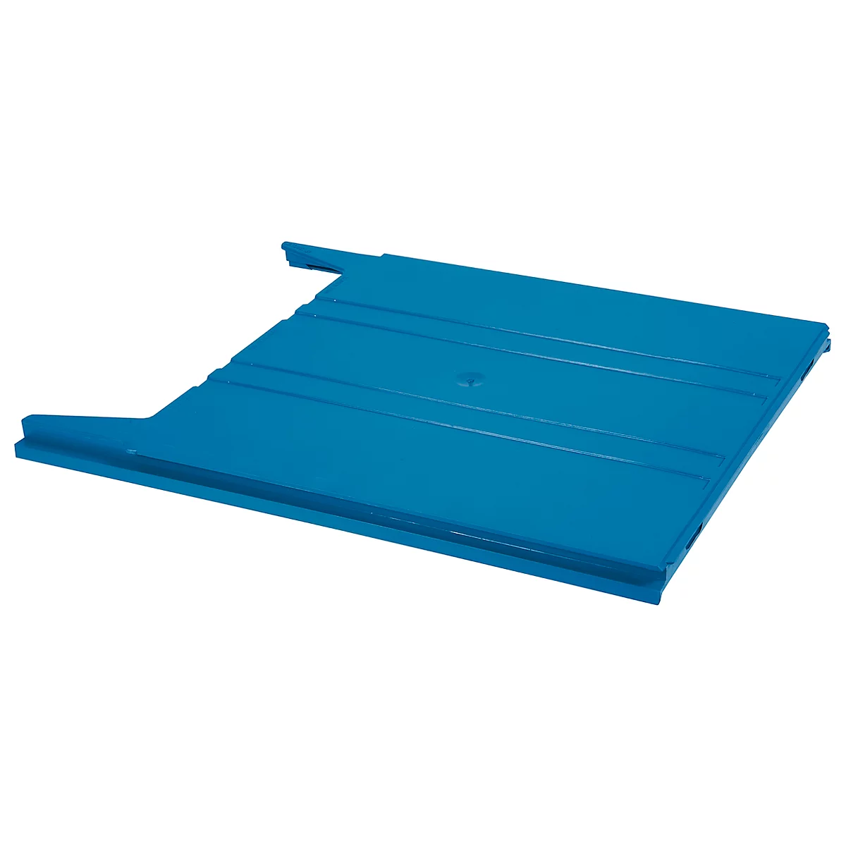Ablagefach Eichner Flat, für Wandsortierer, Füllhöhe 9 mm, B 240 x T 15 x H 302 mm, blau