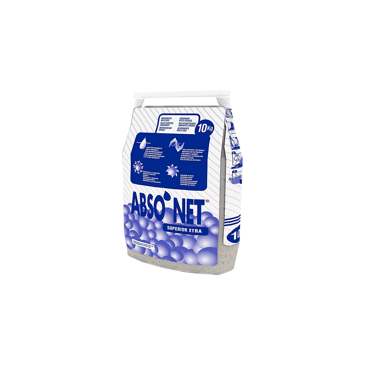 Absorbant en granulés Superior Xtra Absonet, grain extra fin 10 kg, sac