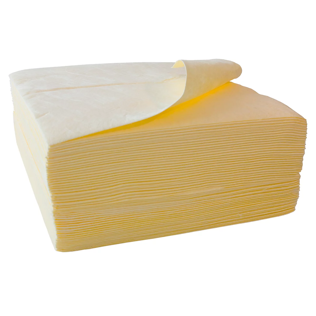 Absorberende doekjes FIRST light, absorbeert chemicaliën, absorptiecapaciteit 139 l, 400 x 500 mm, 200 stuks