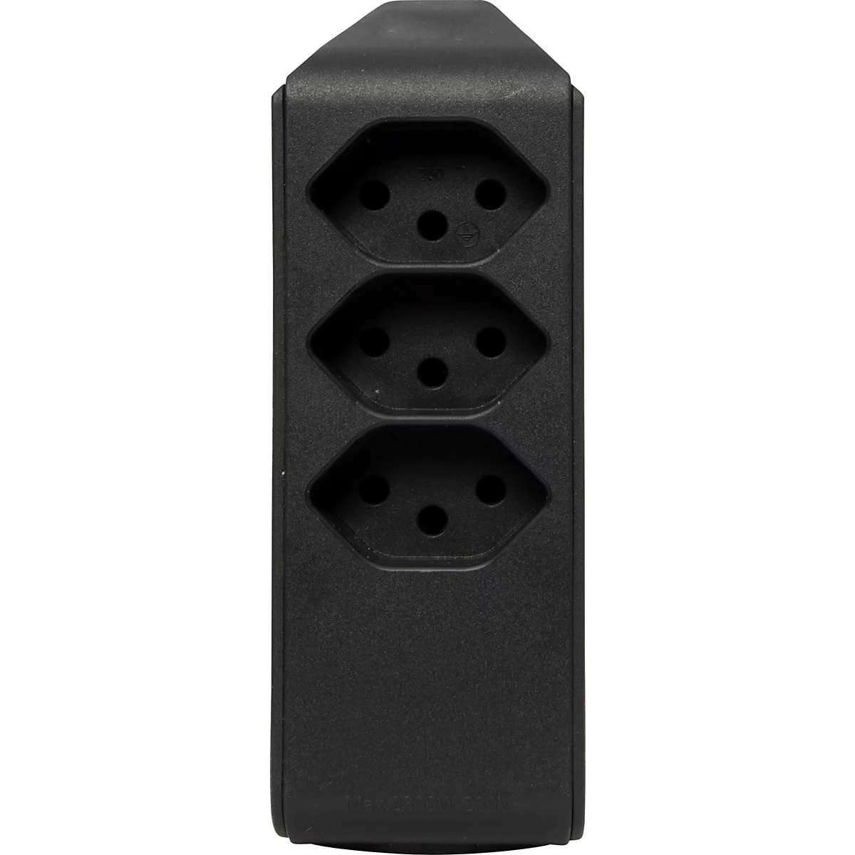Abzweigstecker brennenstuhl® cleverLINE, 3+1-fach, um 300° drehbar, ohne Aufhänger, IP20, Kunststoff, schwarz