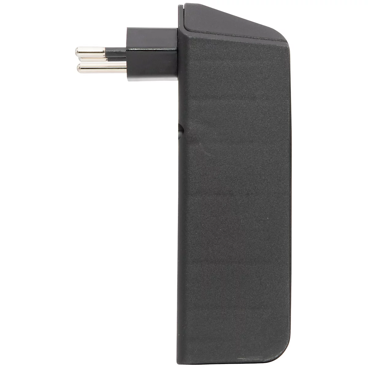 Abzweigstecker brennenstuhl® cleverLINE, 3-fach, um 300° drehbar, mit beleuchtetem Schalter, ohne Aufhänger, IP20, Kunststoff, schwarz