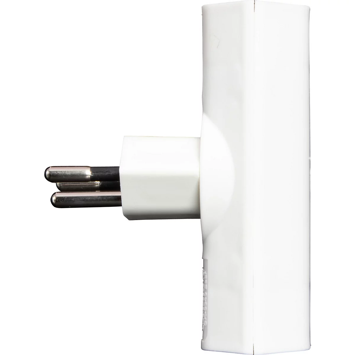 Abzweigstecker brennenstuhl® cleverLINE, extraflach, 2-fach, um 300° drehbar, ohne Aufhänger, IP20, Kunststoff, weiss