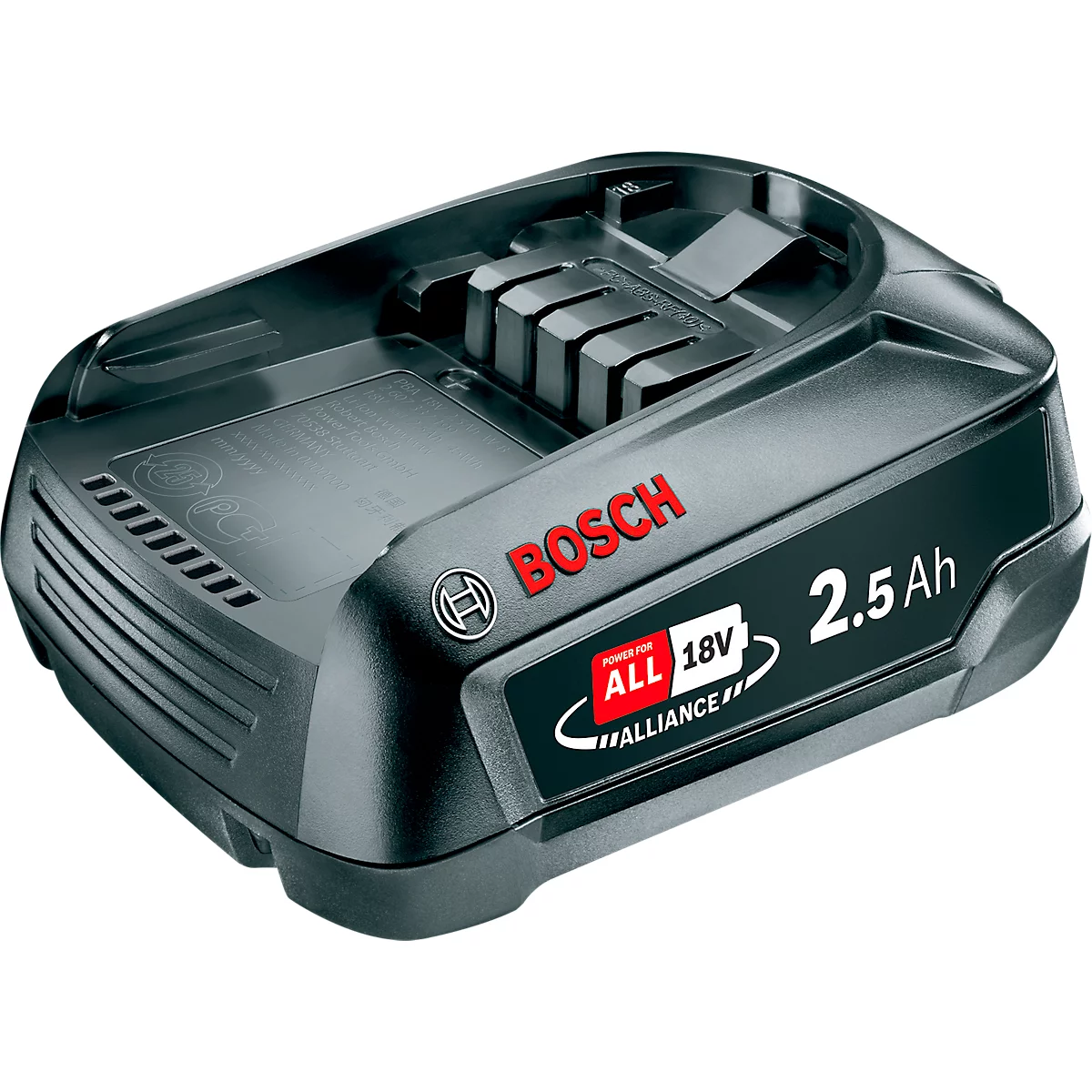 Accupack Rapid POWER FOR ALL Alliance, capaciteit 2,5 Ah, spanning 18 V, zwart