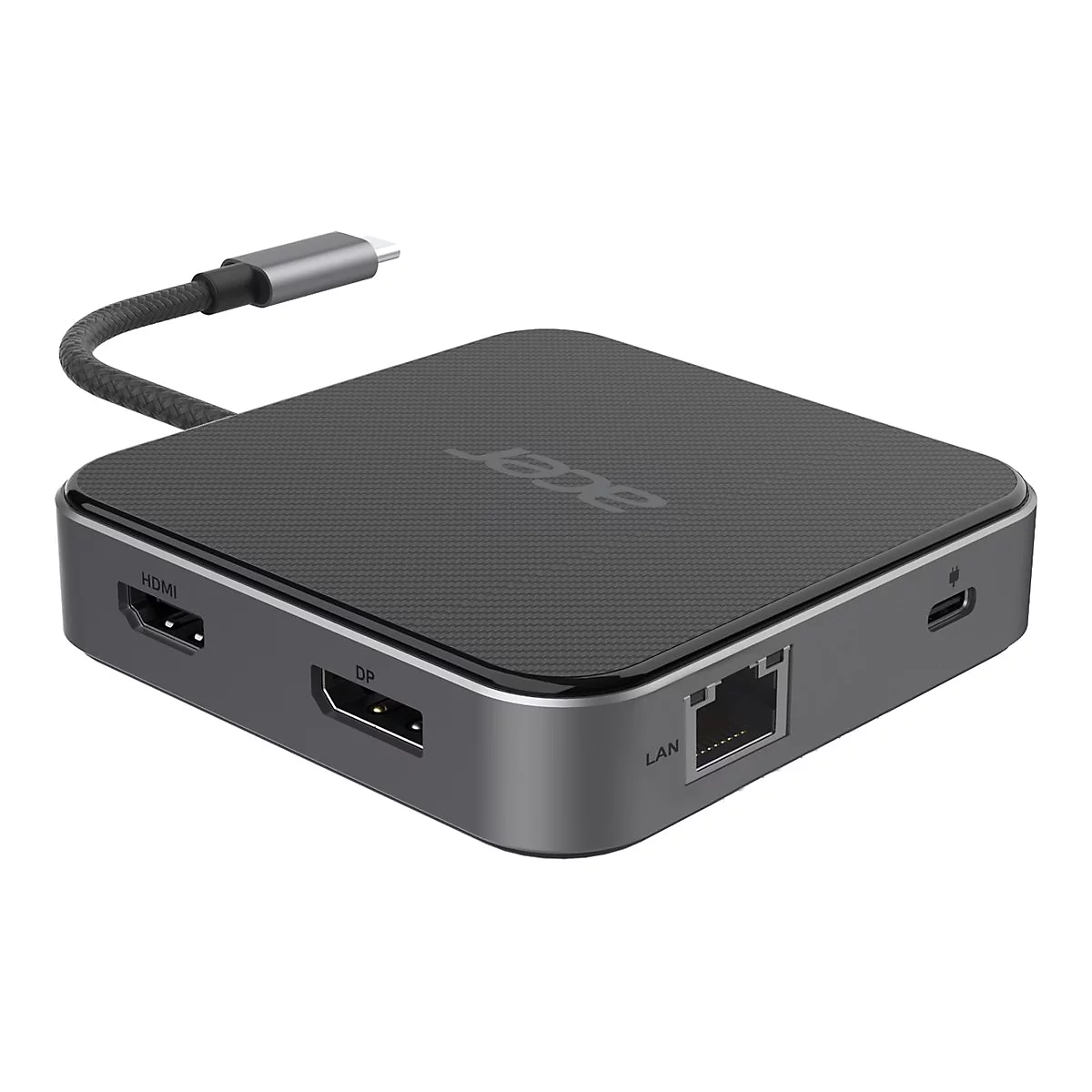 Acer 7-In-1 - Dockingstation - USB-C - HDMI, DP - 10Mb LAN