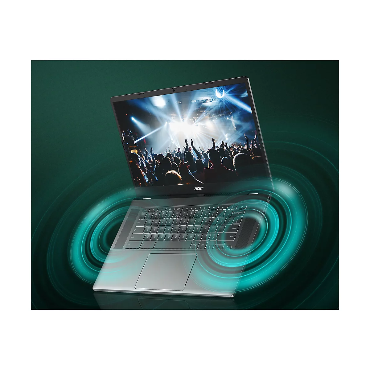 Acer Chromebook Plus 515 CB515-2HT - Intel Core i3 i3-1315U / 1.2 GHz - Chrome OS - UHD Graphics - 8 GB RAM - 256 GB SSD