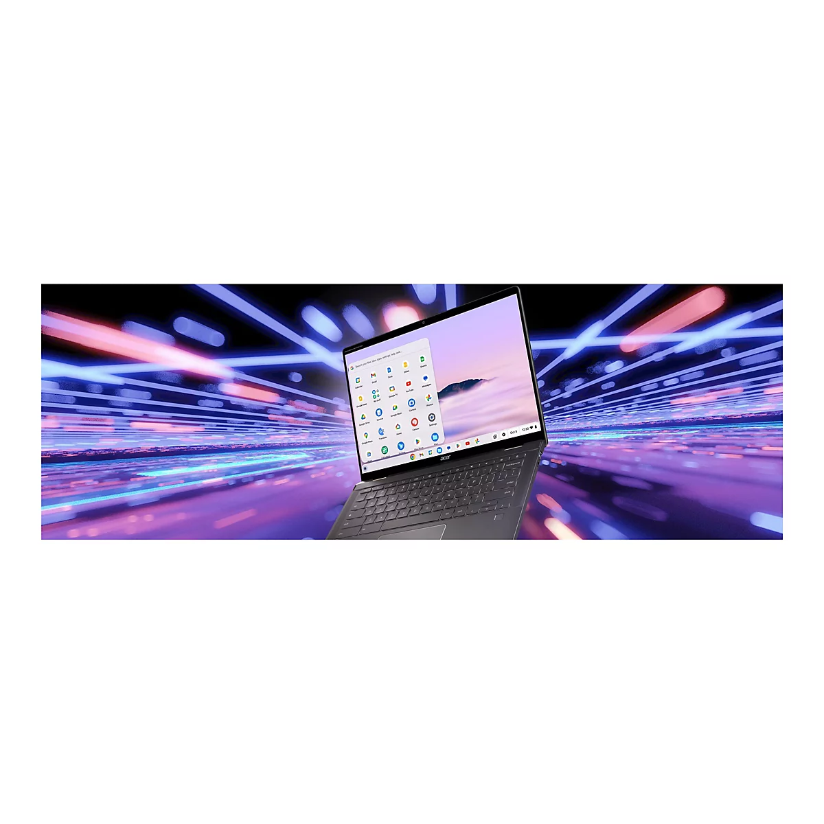 Acer Chromebook Plus Spin 714 CP714-1HN - Flip-Design - Intel Core Ultra 5 125U / 1.3 GHz - Chrome OS - Intel Graphics - 16 GB RAM