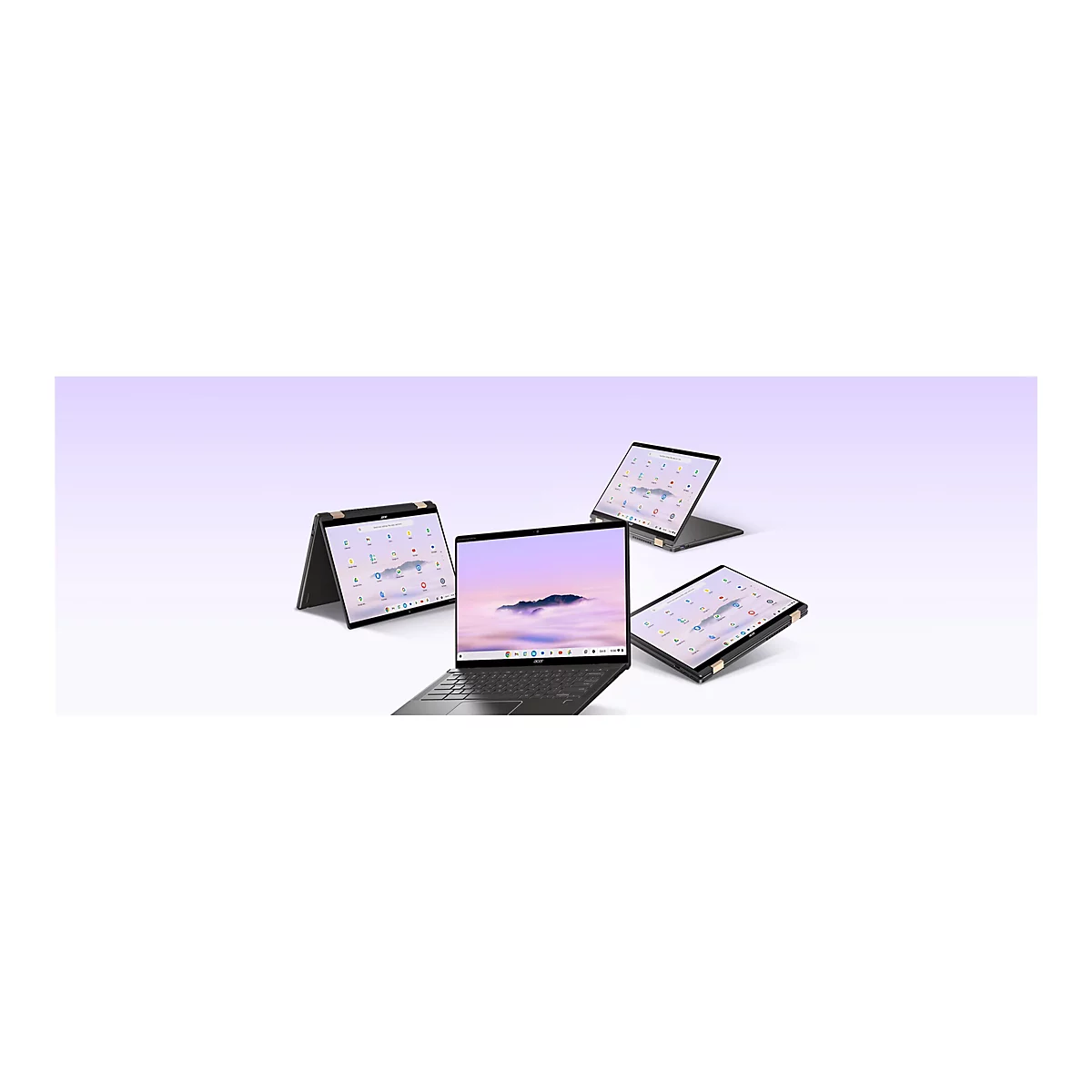Acer Chromebook Plus Spin 714 CP714-1HN - Flip-Design - Intel Core Ultra 5 125U / 1.3 GHz - Chrome OS - Intel Graphics - 16 GB RAM