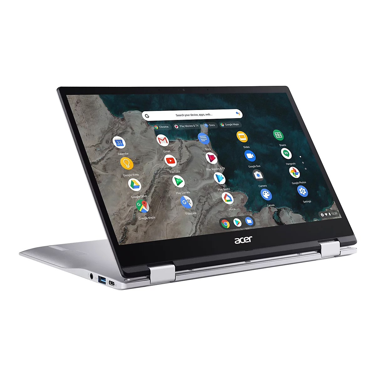 Acer Chromebook Spin 513 CP513-1H - Flip-Design - Snapdragon 7c Kryo 468 - Chrome OS - Qualcomm Adreno 618 - 4 GB RAM