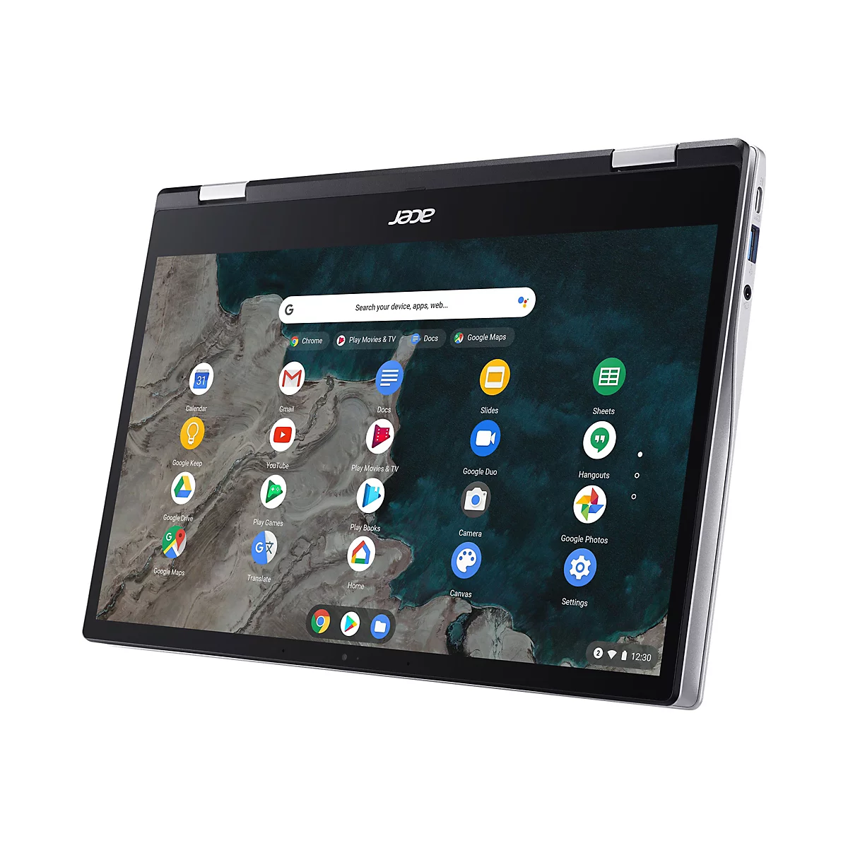 Acer Chromebook Spin 513 CP513-1H - Flip-Design - Snapdragon 7c Kryo 468 - Chrome OS - Qualcomm Adreno 618 - 4 GB RAM