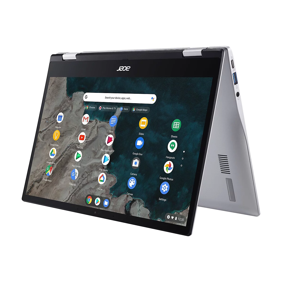 Acer Chromebook Spin 513 CP513-1H - Flip-Design - Snapdragon 7c Kryo 468 - Chrome OS - Qualcomm Adreno 618 - 8 GB RAM