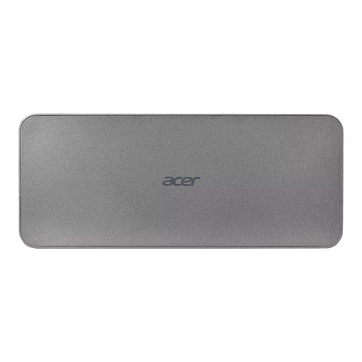 Graues Acer-Laptop-Cover. Die Marke Acer ist mittig dargestellt.