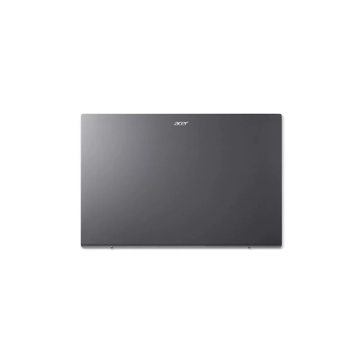 Grauer Laptop-Deckel, oben links das Acer-Logo.