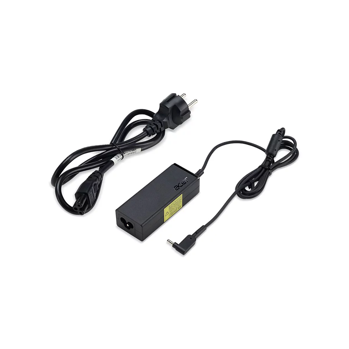 Acer - Netzteil - 45 Watt - Europäische Union - Schwarz - für Chromebook Spin 13; TravelMate P2410, P2510, P614, TMP614; TravelMate X3; X5