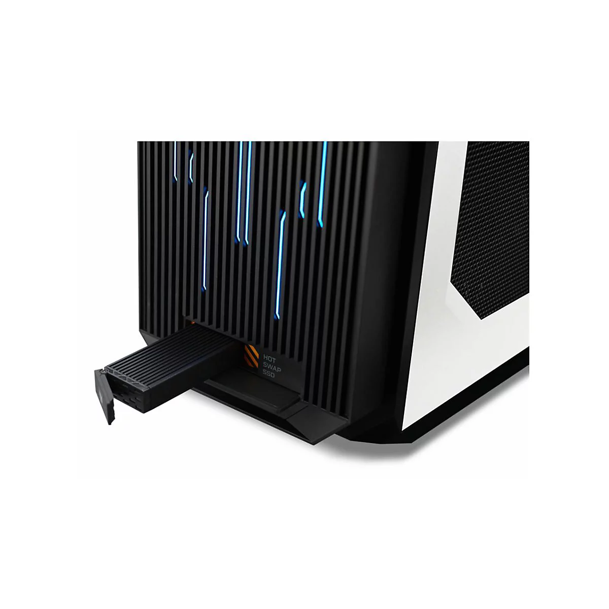Acer Predator MI900 - Mini-ITX - Seitenteil mit Fenster - keine Spannungsversorgung - weiß - USB/Audio
