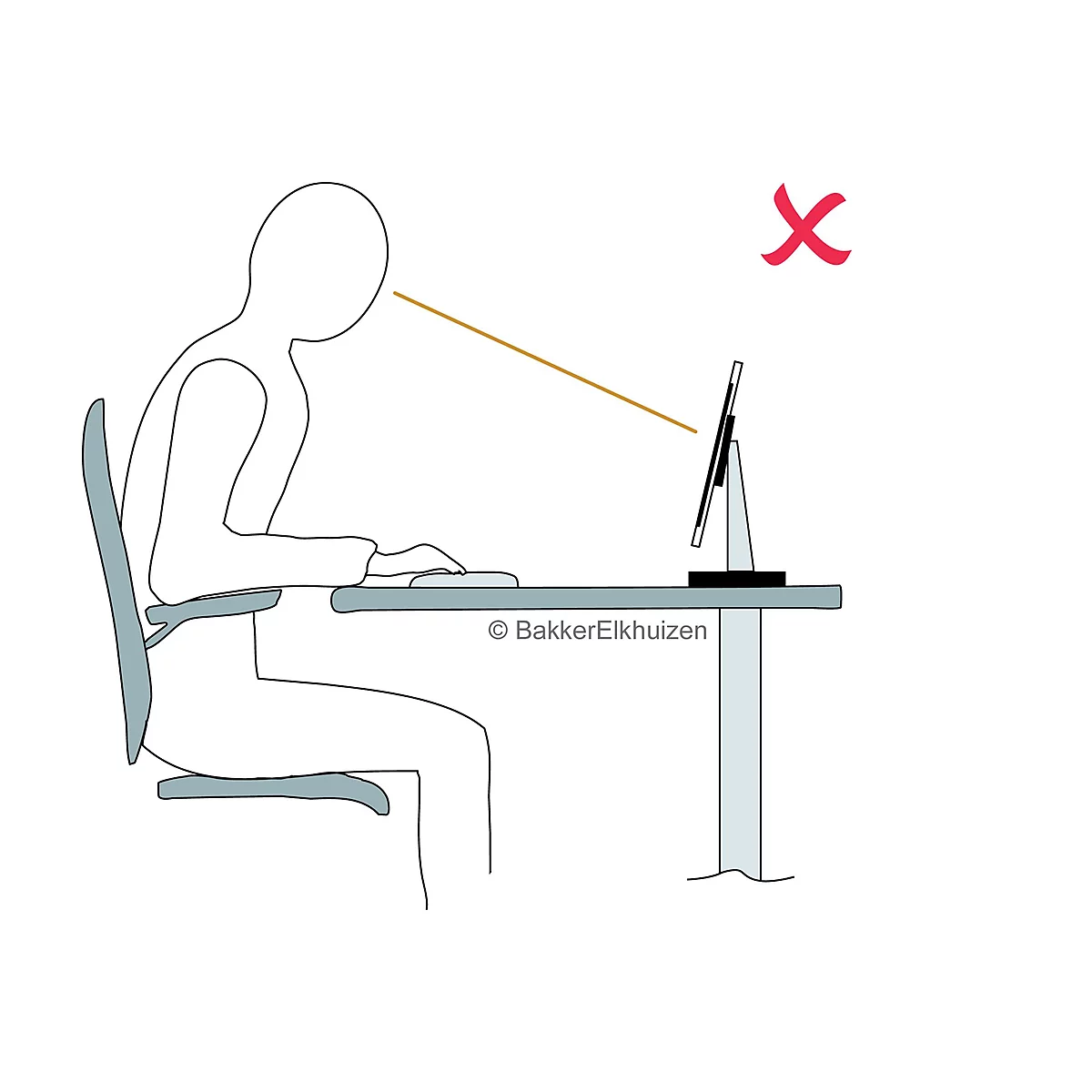 Acryl-monitorstandaard Q-riser 130, helder