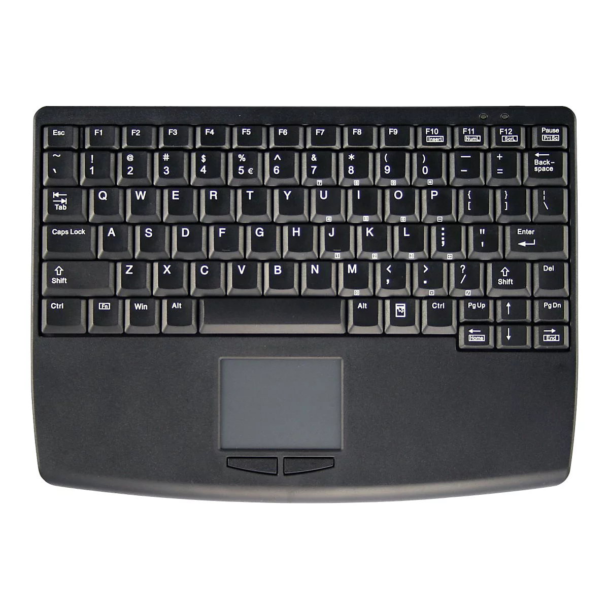 Active Key AK-4450-GFU - Tastatur - kabellos - 2.4 GHz - Deutsch - Schwarz