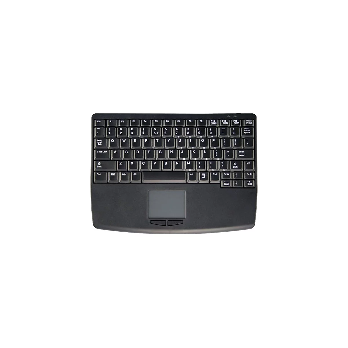 Active Key AK-4450-GU - Tastatur - kabellos - 2.4 GHz - Schweiz - Schwarz