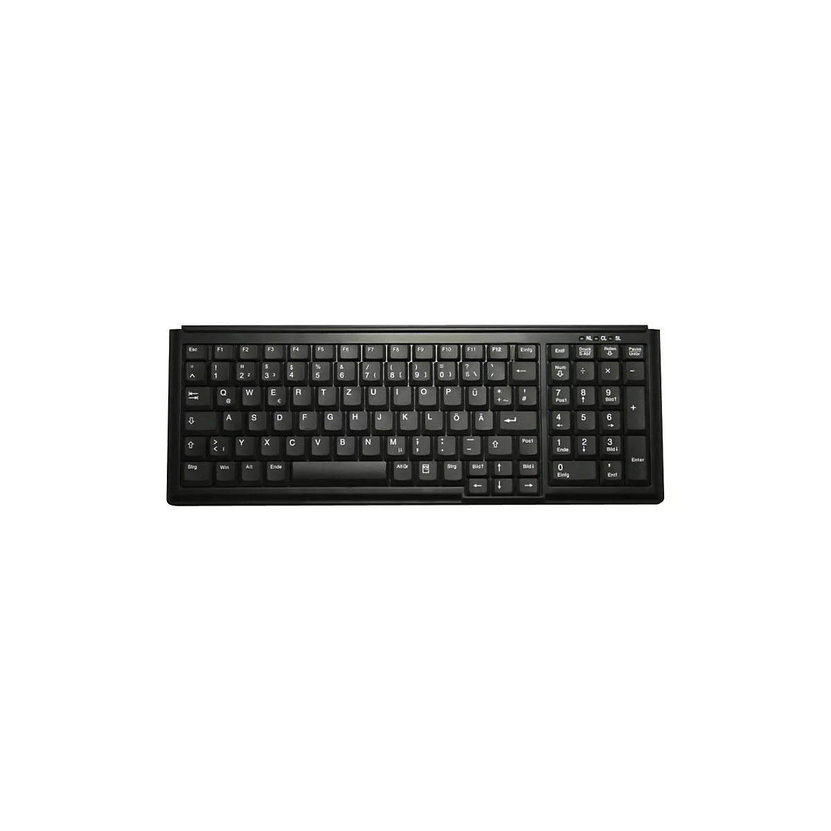 Active Key AK-7000 - Tastatur - PS/2 - Deutsch - Schwarz