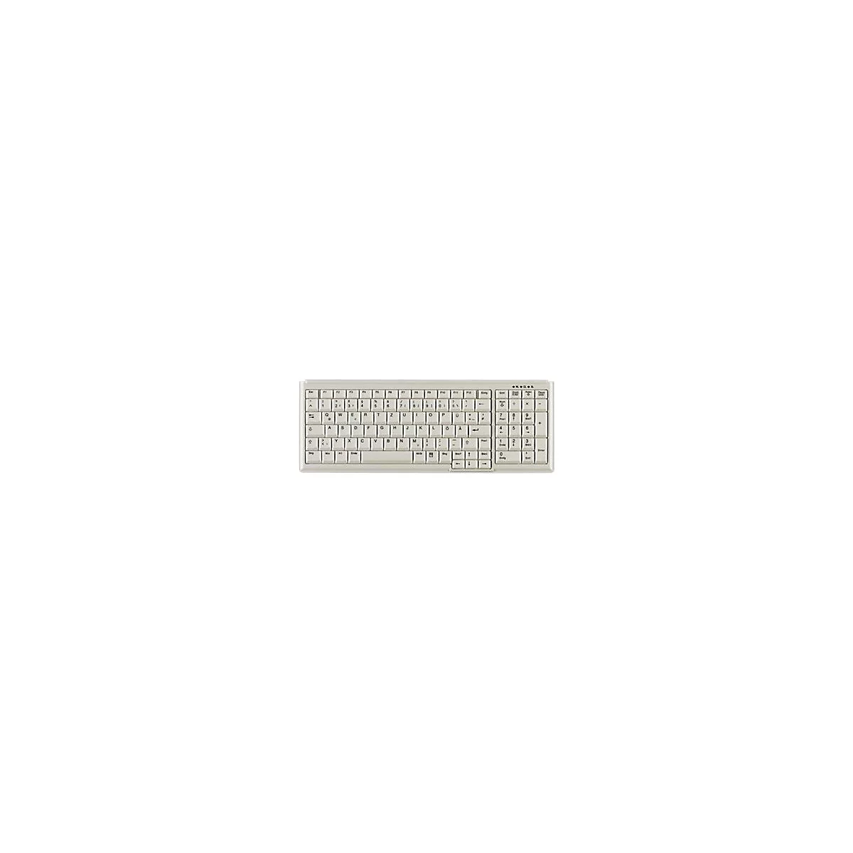 Active Key AK-7000 - Tastatur - USB - Deutsch - Hellgrau
