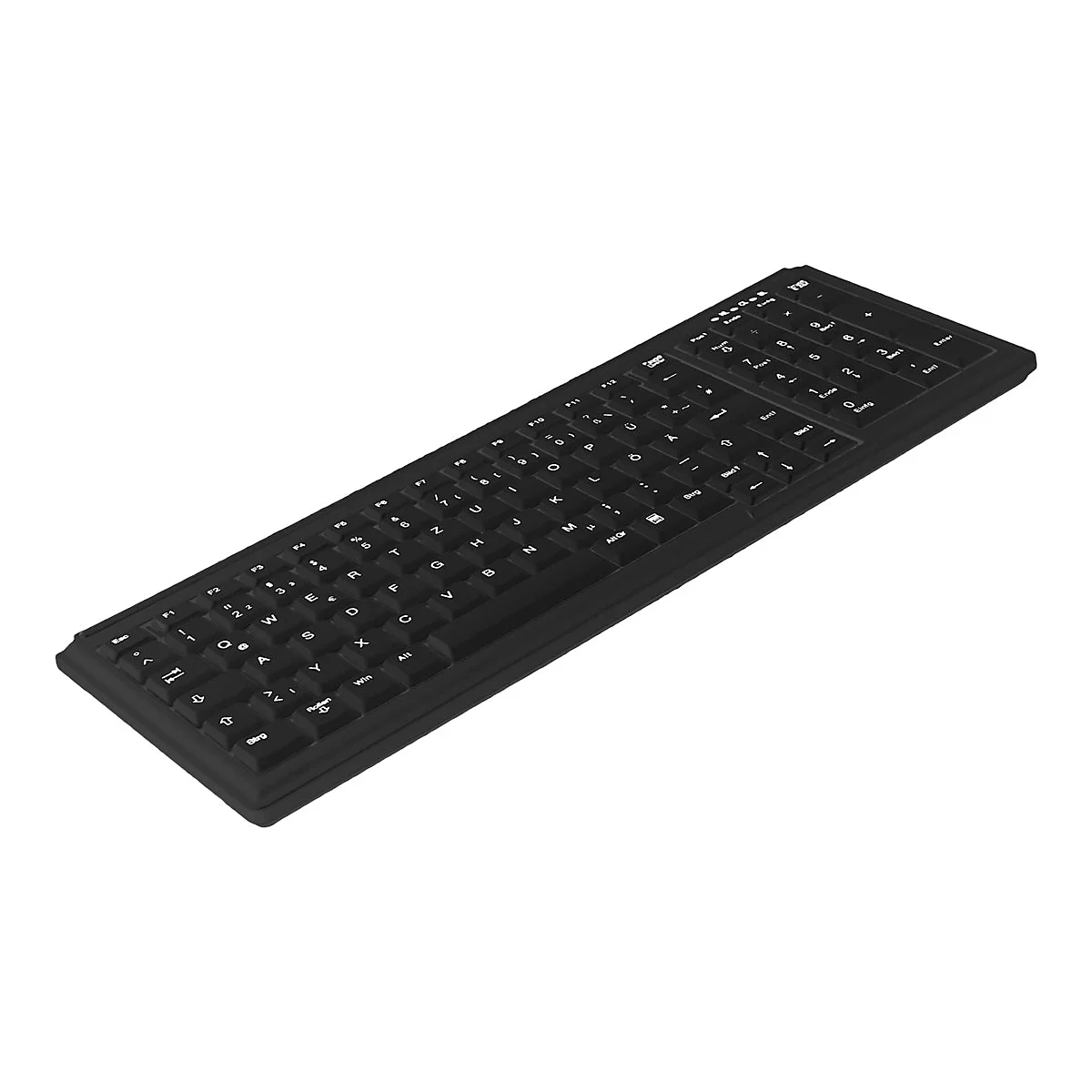 Active Key AK-7000 - Tastatur - USB - Deutsch - Schwarz