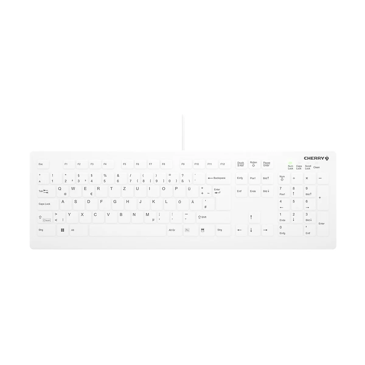 Active Key AK-C8112 - Tastatur - medizinisch - 100% - full size - waschbar