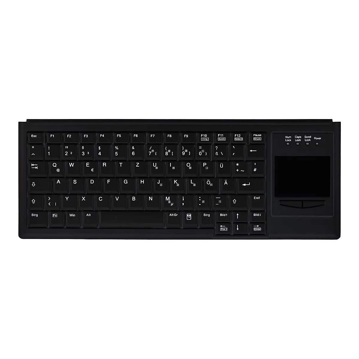 Active Key IndustrialKey AK-4400-G - Tastatur - PS/2 - Deutsch - Schwarz