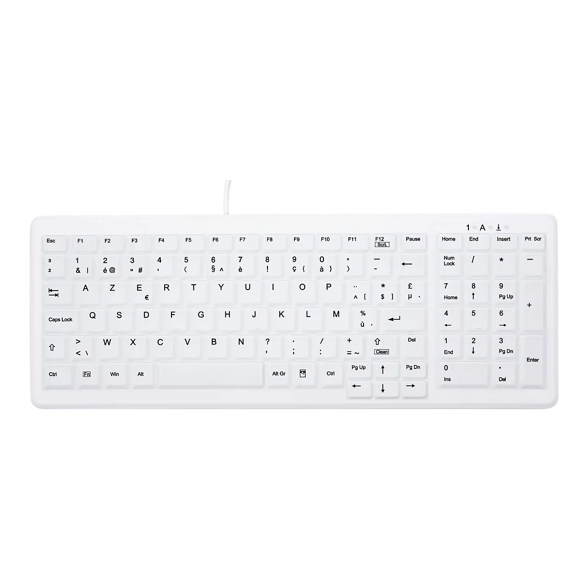 Active Key MedicalKey AK-C7000 - Tastatur - USB - Belgien - weiß