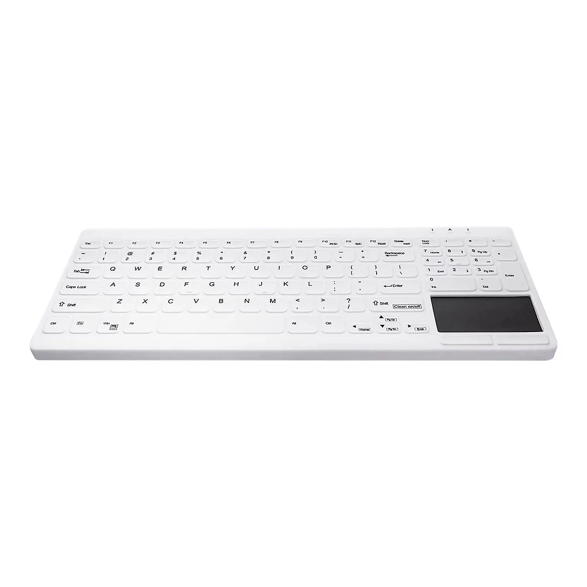 Active Key MedicalKey AK-C7412F - Tastatur - mit Touchpad - USB - QWERTZ - Deutsch
