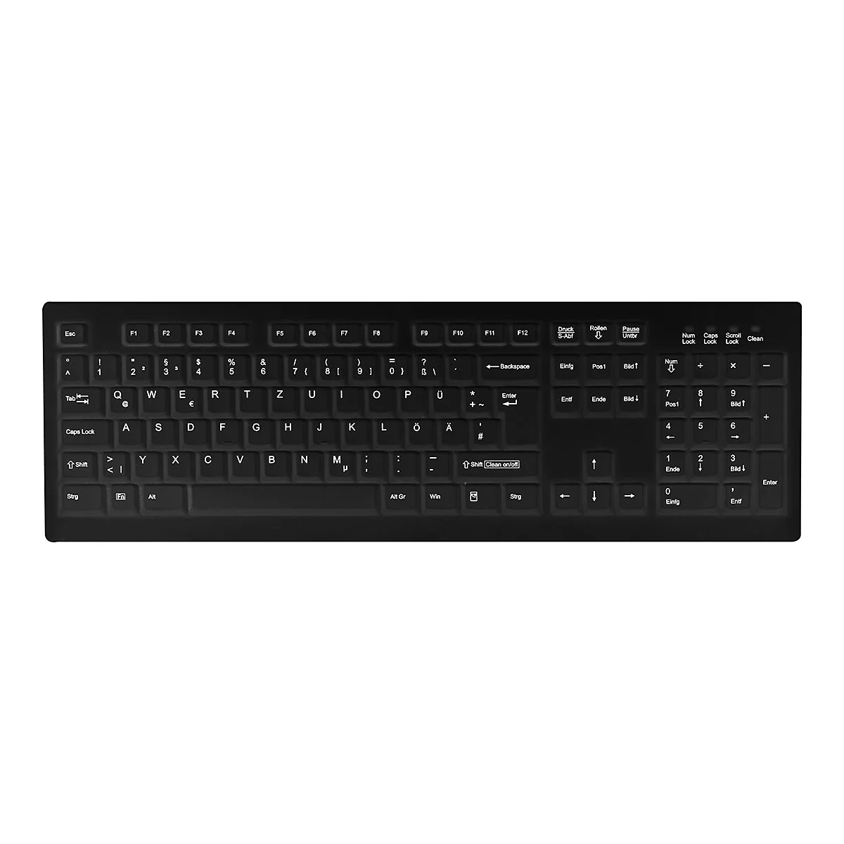 Active Key MedicalKey AK-C8100 - Tastatur - komplett versiegelt, IP68 - USB - QWERTY - USA