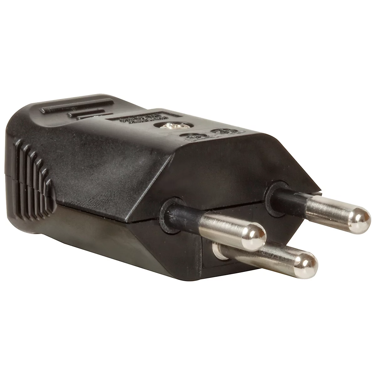 Adaptateur de prise brennenstuhl® T12, pour l'intérieur, tension 230 V/10 A, IP20, plastique, noir