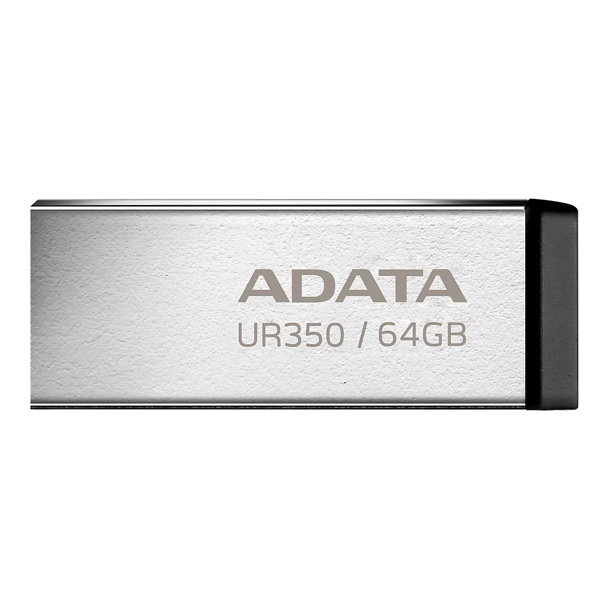 ADATA UR350 - USB-Flash-Laufwerk - 64 GB - USB 3.2 Gen 1 - Schwarz, Nickel