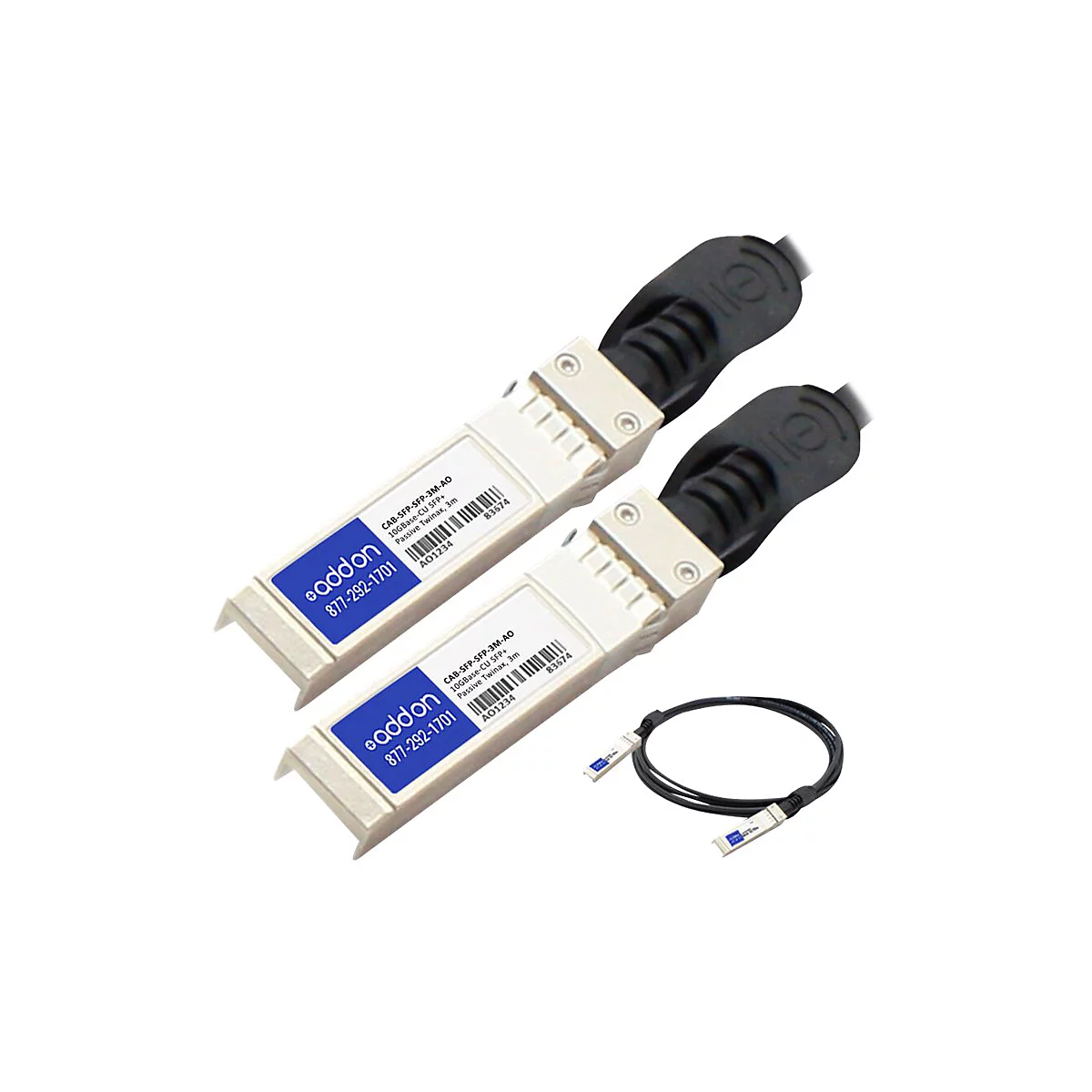 AddOn 3m Arista Compatible SFP+ DAC - 10GBase Direktanschlusskabel - SFP+ (M) zu SFP+ (M) - 3 m - twinaxial - passiv