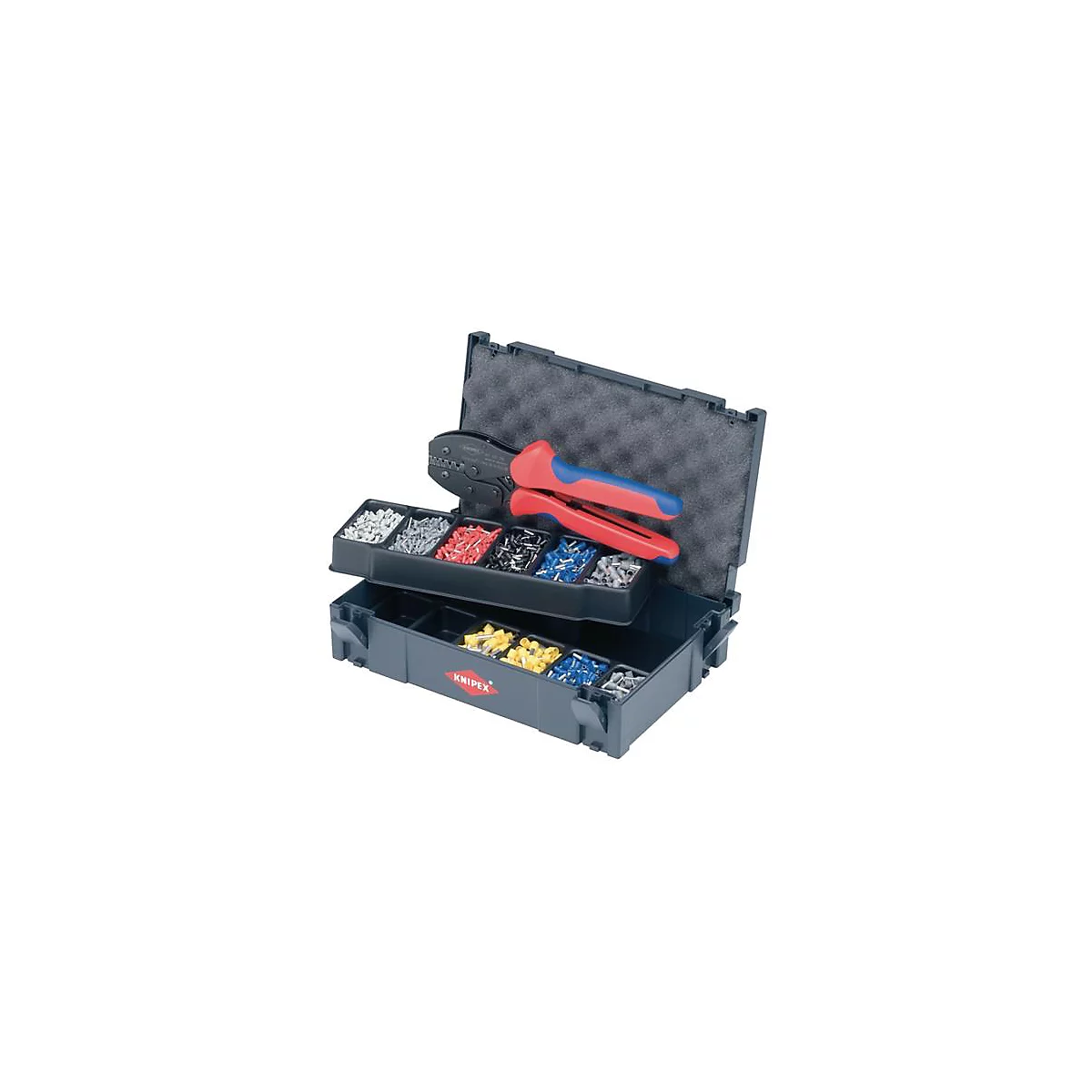 Adereindhulzen assortiment 1201st.0.50-6.00mm2 PreciForce® krimptang